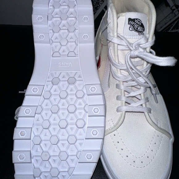 Size 8.5M 10W Van's Off the Wall Pro Classic 721454 Skateboard Shoes White NWT - Picture 6 of 8